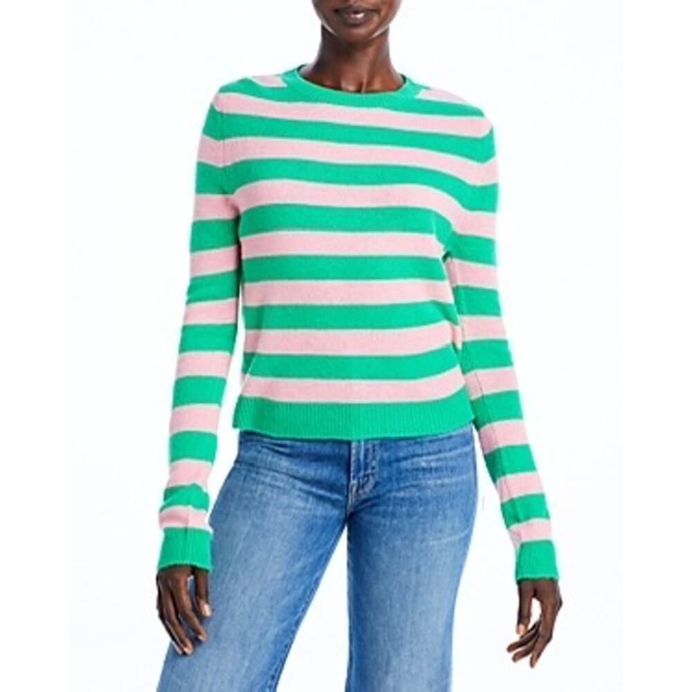 Jumper Striped Linen Blend Sweater